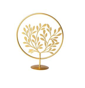 2023 Hot Selling Metal Leaf Statue Figurine Collectible Desk Home Accent <b>Flower</b> Sculpture Leaves Available at Cheapest Price - Product Image 1