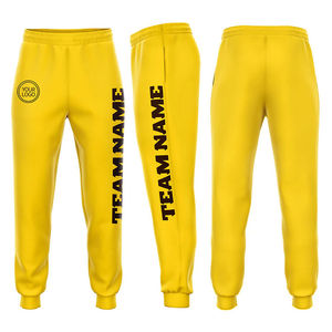 Pantalon de jogging en polyester 100% coton sur mesure pantalon de survêtement à coupe étroite avec garniture assortie cordon de serrage vêtements de sport décontractés - Product Image 3