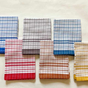 Custom Logo Embroidered Kitchen <b>Tea</b> <b>Towel</b> Quick-Dry Soft Cotton Waffle Design for Home and Restaurant Use - Product Image 3