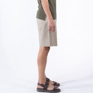 Pantalones cortos de sudor de doble capa de verano para hombre caqui - Product Image 3