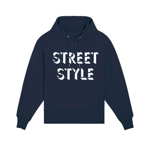 Sudadera con capucha de manga larga de lana de algodón 100% para hombre OEM diseño clásico impreso DTF con logotipo bordado para primavera - Product Image 2