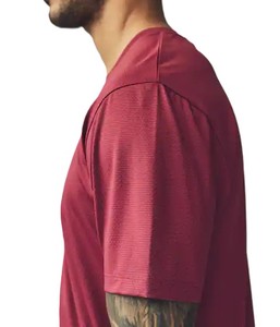 Camiseta de poliéster/algodón de la mejor calidad, estilo cómodo, manga corta, cuello redondo, ropa informal, ropa deportiva y de gimnasio, ropa de verano para entrenamiento - Product Image 3