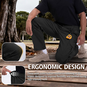 Servicio OEM Último diseño Pantalones cargo de trabajo Peso ligero Estilo único Pantalones cargo de trabajo - Product Image 4