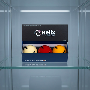 Bolas de Billar Diamond - Carom Helix Vision Black, Juego de 3 Cojines, 61.5mm |   Balón Oficial de la PBA |   Hecho en Corea |   Resina Fenólica - Product Image 1