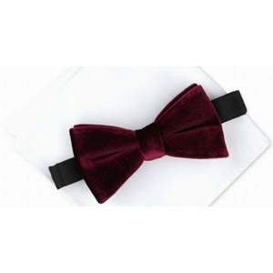 Set Alfani da uomo: Papillon in velluto pre-annodato e pochette rossa, taglia regolare, stampato, casual, alla moda, in poliestere, seta e lana - Product Image 2