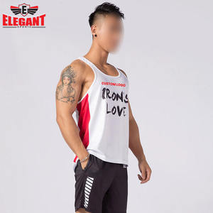 Camiseta Deportiva Personalizada en Diferentes Colores Sólidos en Contraste, Buena Calidad, Estilo Nuevo, Ropa Masculina para Fitness - Product Image 4