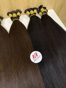 Precio de fábrica Extensión de cabello a granel sin enredos Extensión de cabello humano vietnamita virgen 100% de Nasa Hair - Product Image 2