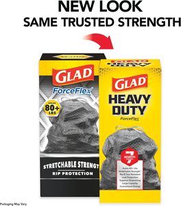 ถุงขยะ Glad ForceFlex Heavy Duty ขนาดใหญ่ รับน้ำหนักได้มากกว่า 80 ปอนด์ 30 แกลลอน 25 ใบ - Product Image 5