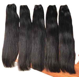 12A Extensions de cheveux humains vierges bruts de haute qualité, non traités, Remy Virgin Cuticule alignée Vendeur en gros de cheveux indiens - Product Image 3