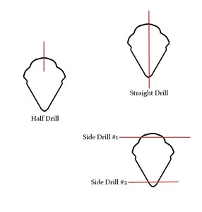 Perles de pierre naturelle Lapis Lazuli conque sculpté pour la fabrication de bijoux cristal fait à la main Mini coquille sculpture breloques 22mm - Product Image 5