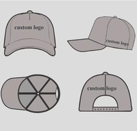 Casquettes de baseball en coton imperméable Hip Hop en gros, personnalisables avec votre logo, broderie 3D en relief, impression, 5 panneaux, unisexe, casquettes de sport