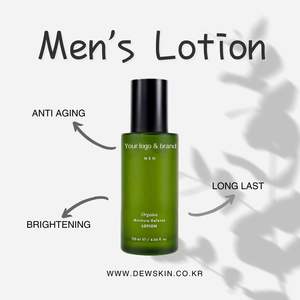 Une lotion organique pour homme enrichie en extraits naturels coréens pour une hydratation durable de la peau au quotidien - Product Image 1