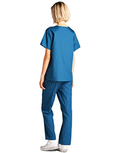 Ensemble d'uniformes médicaux en toile confortables et personnalisés unisexe Vente en gros directe d'usine pour les infirmières et les médecins Vêtements d'hôpital - Product Image 5