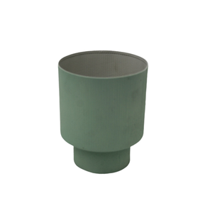 Juego de macetas de hierro de forma redonda de 3 macetas de plantas de diseño de lujo de Color negro antiguo de tamaño mediano para decoración de jardín y exteriores - Product Image 3