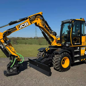 New JCB 110W PRO Hydradig <b>Excavator</b> with <b>Wheels</b> and Steelwrist X12 Tiltrotator for Precision Digging and High Mobility Worksites - Product Image 1