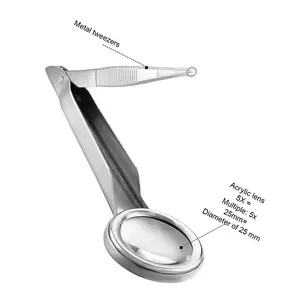 Ventas calientes Pinzas aprobadas por CE con lupa de vidrio, Splinter Foreceps 3-5/8 "X 1-7/8" - Product Image 1