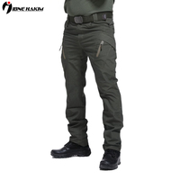 Pantalon cargo de randonnée pour homme, léger, respirant, séchage rapide, coupe droite, taille mi-haute, multi-poches, style décontracté pour l'extérieur