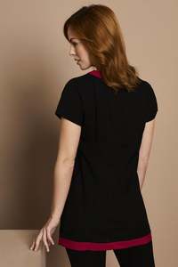 2024 logotipo personalizado impreso noruego elegante Spa uniformes de alta calidad transpirable algodón poliéster con Spandex para salón de belleza - Product Image 6