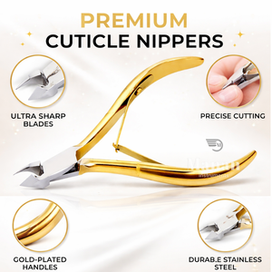 Coupe-cuticules en acier inoxydable avec logo personnalisé, coupe-ongles de précision, outil de manucure et pédicure durable, antidérapant, OEM - Product Image 4