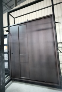 Ultima porta a bilico in <span class=keywords><strong>vetro</strong></span> con telaio in ferro rotante centrale - Product Image 5