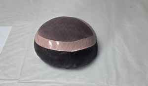 Taz วิกผมอินเดียแบบเชมมี่สำหรับผู้ชายวิกผมเบสแบบโมโนและผมปลอม-นุ่มน้ำหนักเบาเป็นมิตรกับสิ่งแวดล้อม - Product Image 4