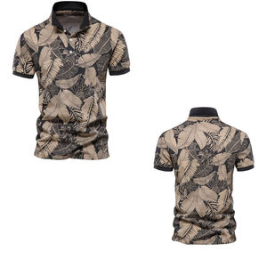 Camiseta de Hombre 2026, Nueva Moda, Estampada y Personalizada, de Punto, Poliéster, Sublimación, Cuello Alto, Manga Corta, Secado Rápido - Product Image 2