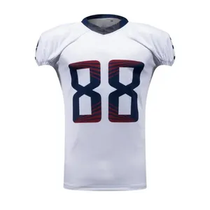 Uniformes de fútbol americano de alta calidad Diseños personalizados Uniformes de fútbol americano transpirables de secado rápido - Product Image 3