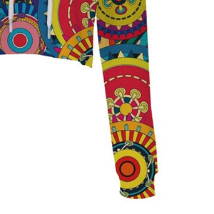 Invierno grueso polar 400G 40% algodón recortado Sudadera con capucha Premium Puff impresión Streetwear impreso Sudadera con capucha personalizada para hombres - Product Image 5