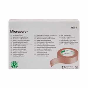 Cinta Quirúrgica Microporosa 1,25cm 2,5cm 5cm Serie 1530, Cinta Médica Hipoalergénica con Certificación CE Clase II, Libre de Látex para una Fijación Segura - Product Image 2