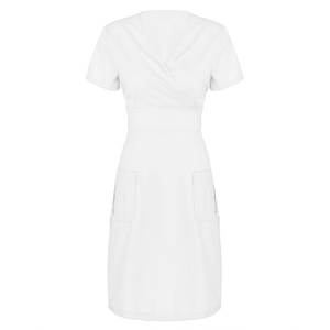 Wholesale Women Medical <b>Nurse</b> Scrubs Dress Elegant Hospital Uniform Summer Hospital Scrubs Medical Gown Women Uniform Dress - Product Image 5