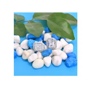 Brincos de pedra para mulheres com design exclusivo, joias para mulheres, casamento e festas, disponíveis a preço acessível