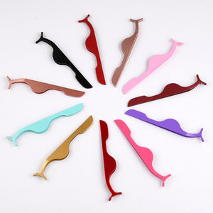 Pince à épiler Volume applicateur de cils pointu à angle profond pince à épiler outil de manucure pince à cils - Product Image 5