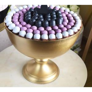 Modern Luxury Designer Table Top <b>Sweets</b> Candies Serving Bowl High Quality 3 Metal Eco Friendly Handmade Stand Chocolate Bowls - Product Image 5