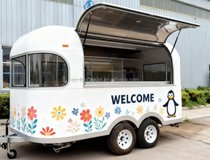 Remorque mobile <span class=keywords><strong>artisanale</strong></span> pour la vente de snacks, idéale pour la restauration, la vente de glaces, pizzas, café, et comme équipement de traiteur mobile pour événements. - Product Image 2