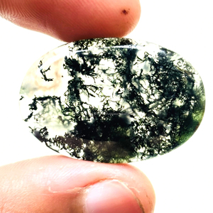อัญมณีทรงหลวมอัญมณีทรงหลวมจากมอสธรรมชาติสำหรับเครื่องประดับตกแต่ง - Product Image 3