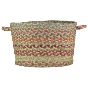 Printed 100% Natural Jute Cotton Storage Basket Multifunctional Breathable Eco-friendly Organizer <b>Bin</b> for Home Garden - Product Image 6