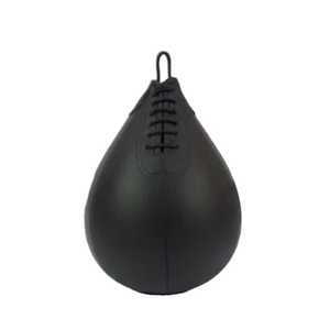 Balón de velocidad negro para boxeo, saco de velocidad en forma de lágrima, guante de entrenamiento colgante, herramienta de práctica de MMA, sacos de velocidad y accesorios - Product Image 1