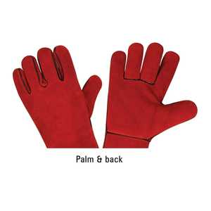 Los mejores guantes de trabajo de cuero de vaca duraderos y resistentes, guantes de soldador para conducción de camiones, almacén, jardinería, agricultura - Product Image 6