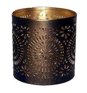 Bougeoir votif en métal noir pour la décoration intérieure Bougeoirs à bougie chauffe-plat de Pâques pour la décoration de salle de mariage Autres bougeoirs - Product Image 3