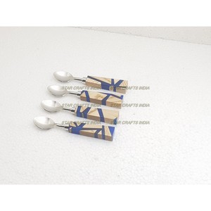 Ensemble de couverts de luxe 4 pièces cuillère couteau et fourchette ensembles de couverts en acier inoxydable pour les cadeaux de mariage de STAR CRAFT INDIA - Product Image 3