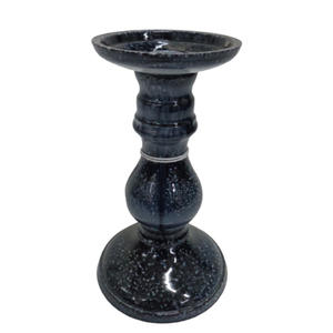 Assiette de service en métal gris avec plat et plateau antiques en cuivre pour servir sur mesure - Product Image 5