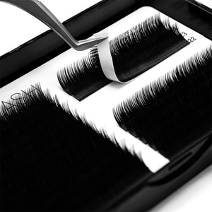 Nhãn Hiệu Riêng Nhung Lash Chồn Lông Mi Lụa Lông Mi Mở Rộng C CC D 0.07 0.15 Pha Trộn Chiều Dài Cá Nhân Tự Nhiên Hàn Quốc Lông Mi Keo - Product Image 2