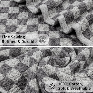 Juego de Toallas de Baño 100% Algodón Más Vendido, Diseño de Logotipo Personalizado, Transpirable, Secado Rápido, Uso Regular, Color Sólido, Duradero, Nuevo de Pakistán - Product Image 2