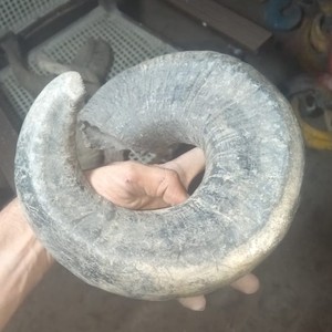 ฮอร์นขนแกะธรรมชาติแท้แบบไม่ขัดเงาศิลปะทางศาสนาและของสะสมสัตว์สไตล์การเดินเรือ - Product Image 2