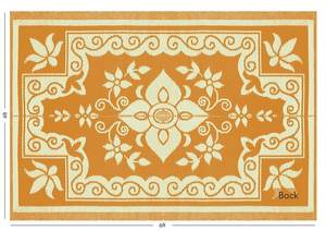 Tapis en plastique ANAX PP, tapis de sol, 6x9 pieds, tapis de maison, résistant aux taches, forme carrée, qualité supérieure, emballage en balles - Product Image 6