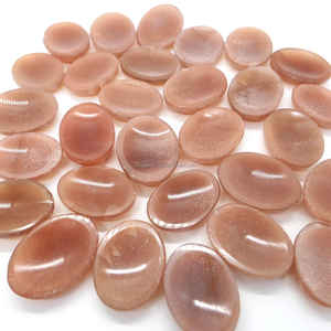 Venta al por mayor personalizado Feng Shui meditación preocupación piedra gema natural cristales tallados SUNSTONE MOONSTONE para Reiki cristal curativo - Product Image 2