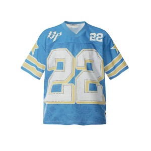 เสื้อเจอร์ซีย์ฟุตบอลแบบอเมริกันปักลายเสื้อทีมตาข่ายสไตล์ NFL 2025ออกแบบได้ตามต้องการ - Product Image 6