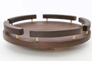 Bandeja de Madera Moderna para Servir en el Hogar, Dormitorio, Habitación de Invitados, Sala de Estar, Restaurante, Bar, para Alimentos y Vajilla - Product Image 5