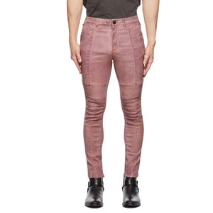 กางเกงหนังของผู้ชายแบบสั่งทำกางเกงมอเตอร์ไซด์แบบมืออาชีพกางเกงลำลองกันน้ำน้ำหนักเบาดีไซน์ล่าสุด - Product Image 1