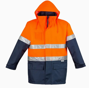 OEM ODM haute visibilité réglable sweat à capuche imperméable extérieur vêtements réfléchissants imperméables veste 2025 - Product Image 1